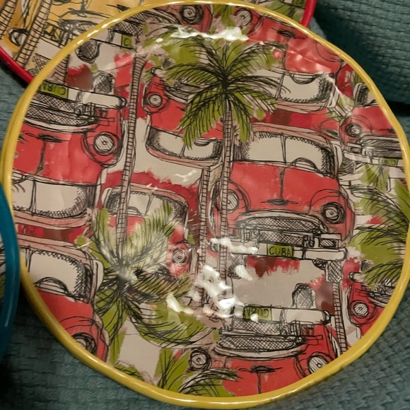 Pier 1 Vintage Car Dinnerware Set - Multicolor 8 plates - Picture 4 of 8